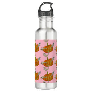haunted jack o lantern 710 ml water bottle
