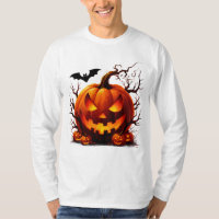 Haunted Jack O Lantern With Glowing Eyes 🎃