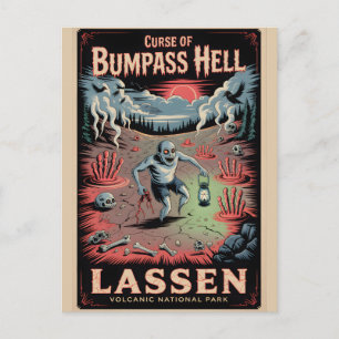 Haunted Lassen Volcanic National Park Poster Postcard