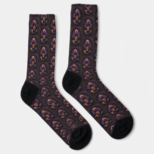 Haunted Manor Halloween Socks