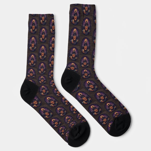 ​Haunted Manor Halloween Socks (Right)