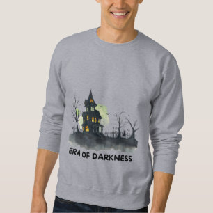 Haunted Manor T-Shirt – Moonlit House & Bats Water Sweatshirt