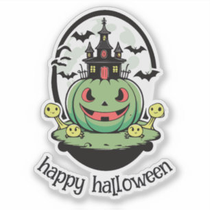 Haunted Mansion and Jack-o-Lantern