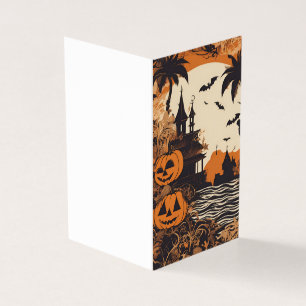 Haunted Mansion Halloween Greeting Card