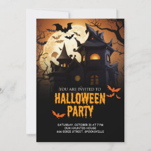 Haunted Mansion Halloween Invitation