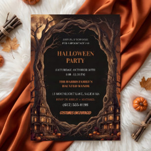 Haunted Mansion Halloween Party Invitation