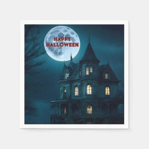 Haunted Mansion Halloween Party Paper Napkins