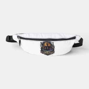 Haunted Mansion Tours Halloween Gothic House Cresc Bum Bags
