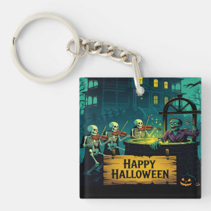 Haunted Mansion's Zombie Wishing Well: Key Ring