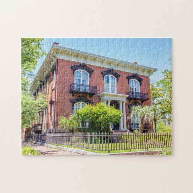 Haunted Mercer House Savannah Architecture Puzzle (Horizontal)