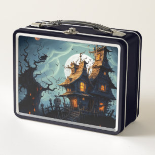 Haunted  metal lunch box