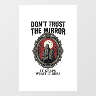 Haunted Mirror Shirt Vintage Engraving Gothic Hous