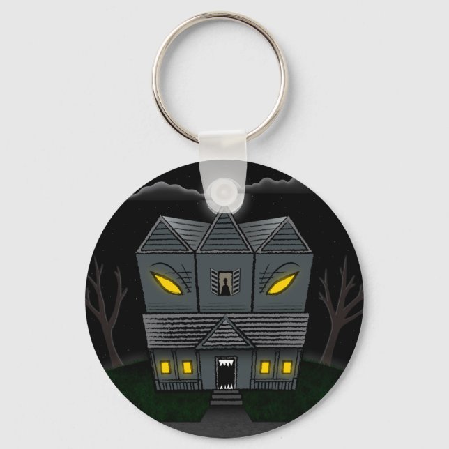 Haunted Monster House Key Ring (Front)