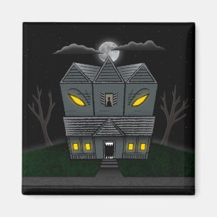 Haunted Monster House Magnet