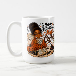 Haunted Music Coffee Halloween Piano Mug Gift