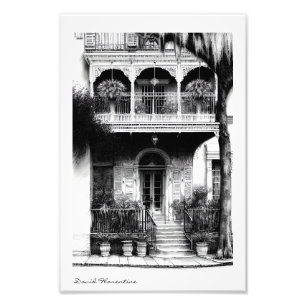 Haunted New aorleans Home 3 Photo Print
