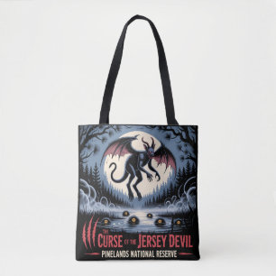 Haunted New Jersey Pinelands National Reserve Art  Tote Bag