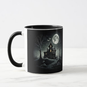 HAUNTED NIGHT Black Mug