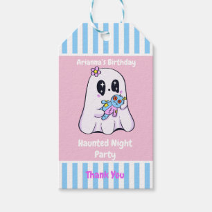 Haunted Night Party Birthday – Halloween night Gift Tags