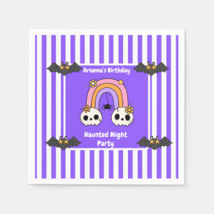 Haunted Night Party Birthday – Halloween night Napkin
