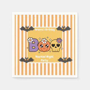 Haunted Night Party Birthday – Halloween night Napkin