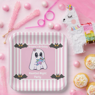 Haunted Night Party Birthday – Halloween night Paper Plate