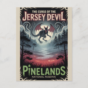 Haunted Pinelands National Reserve poster Postcard