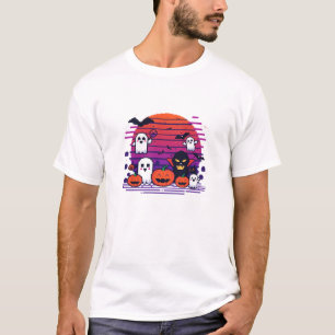 Haunted Pixel – 8-bit Halloween Tee
