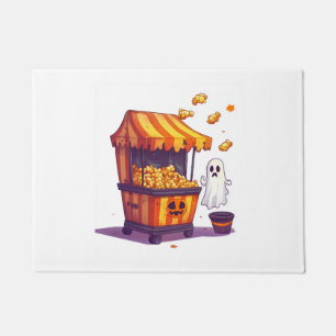 Haunted Popcorn Stand Doormat