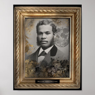 Haunted Portrait African-American Man Poster