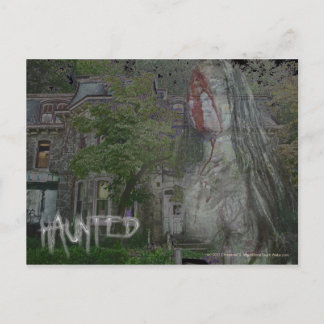 Haunted postcard