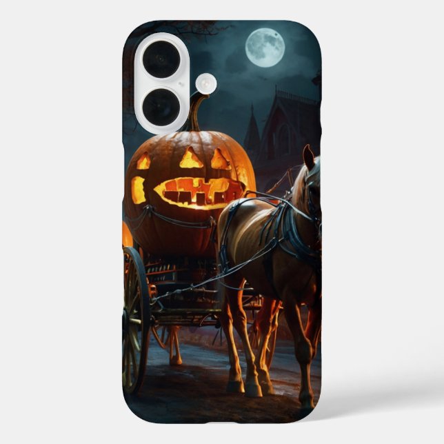Haunted Pumpkin Carriage Case-Mate iPhone Case (Back)