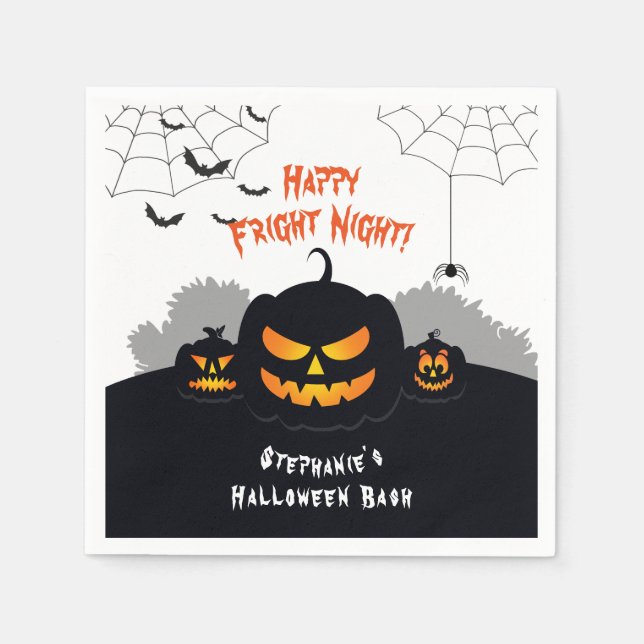 Haunted Pumpkin Patch Napkin (Front)