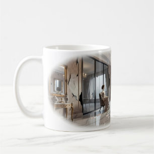 Haunted Romance in a Fractured Room Mug