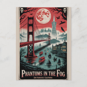 Haunted San Francisco Phantoms in the Fog Postcard