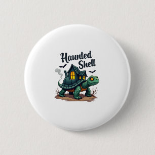 Haunted Shell Turtle 6 Cm Round Badge