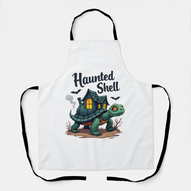 Haunted Shell Turtle Apron (Front)