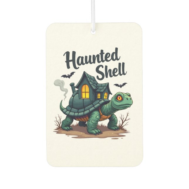 Haunted Shell Turtle Car Air Freshener (Front)
