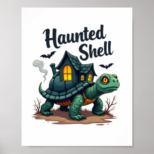 Haunted Shell Turtle Poster