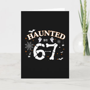 Haunted Six Seven 67 Meme Gen Alpha Slang Card