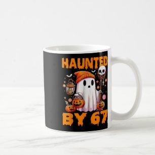 Haunted Six Seven 6 7 Meme 67 Skeleton Hand Hallow Coffee Mug