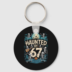 Haunted Six Seven 6 7 Meme 67 Skeleton Hand Hallow Key Ring