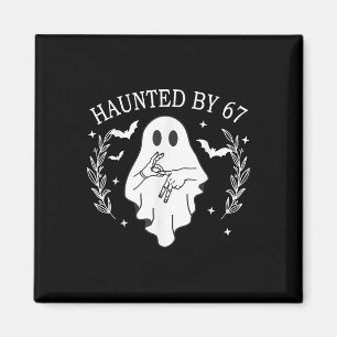 Haunted Six Seven 6 7 Meme 67 Skeleton Hand Hallow Magnet