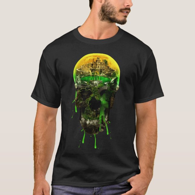 Haunted Skull T-Shirt (Front)