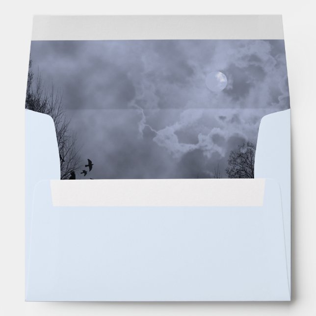 Haunted Sky with Blue Mist Envelopes (Back (Bottom))