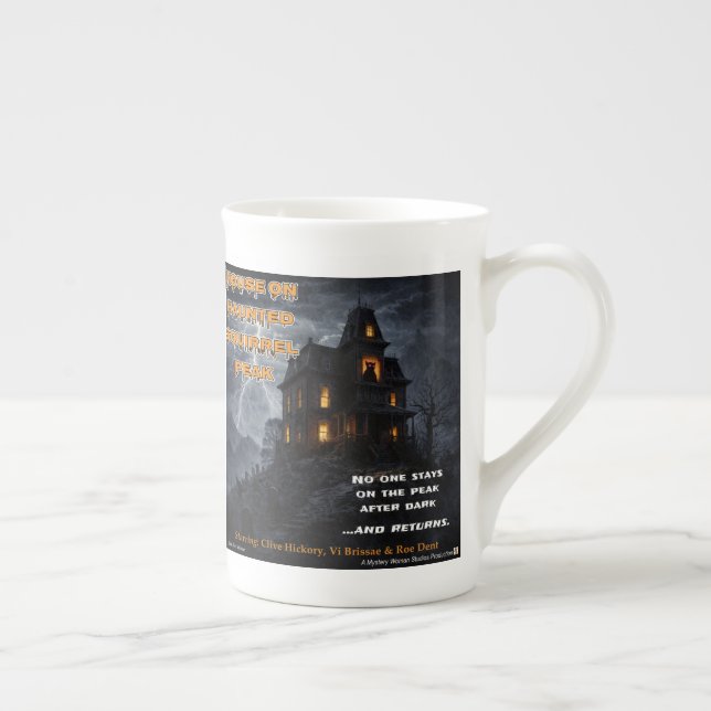 Haunted Squirrel Peak Bone China Mug (Right)