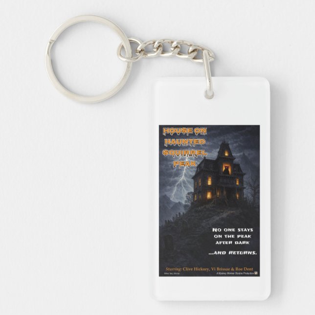 Haunted Squirrel Peak Key Ring (Front)