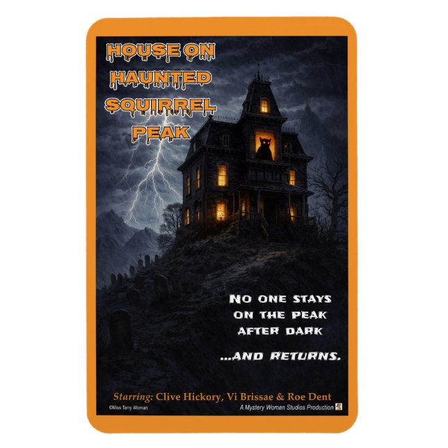 Haunted Squirrel Peak Magnet (Vertical)