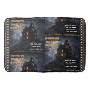 Haunted Squirrel Peak Parody Bath Mat