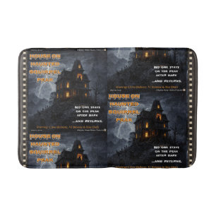 Haunted Squirrel Peak Parody Bath Mat